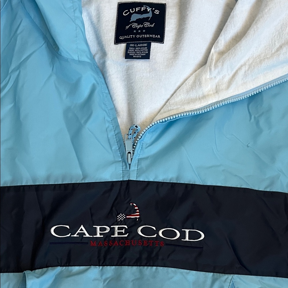 Cape Cod Blue Raincoat for Men - Picture 6 of 6